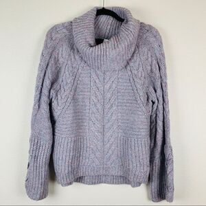 NWT Express Pastel Thread Bell Sleeve Cowl Neck Sweater‎